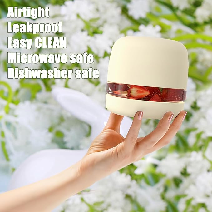 Tronco 16 oz Glass Food Storage Containers with Lids, Airtight, Leak & Spill Proof Glass Lunch Bowls for Meal Prep, Salad, Yogurt, Soup & Stew, Microwave & Dishwasher Safe, BPA-Free, Set of 4