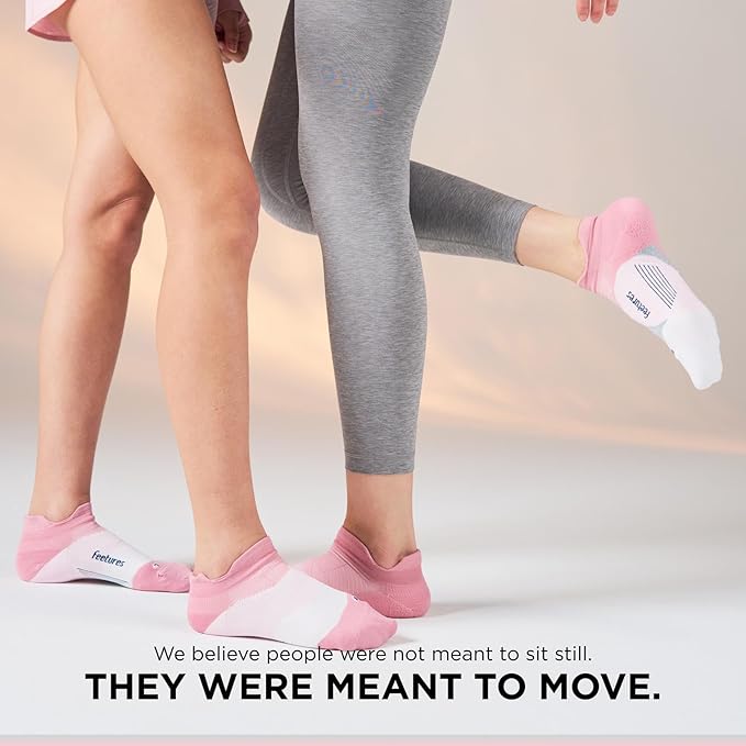 Feetures Elite Ultra Light Cushion Ankle Socks - Sport Sock with Targeted Compression