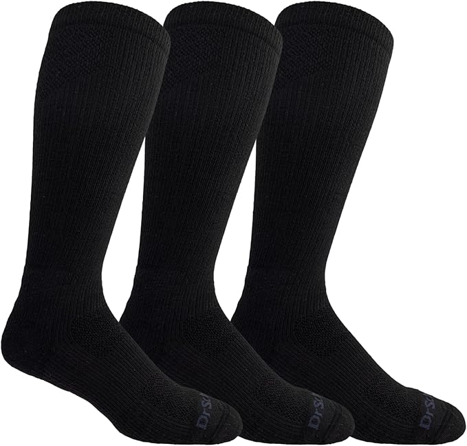Dr. Scholl's Men's Athletic & Work Compression Over The Calf Socks-1 & 3 Pair Packs-Fatigue Relief