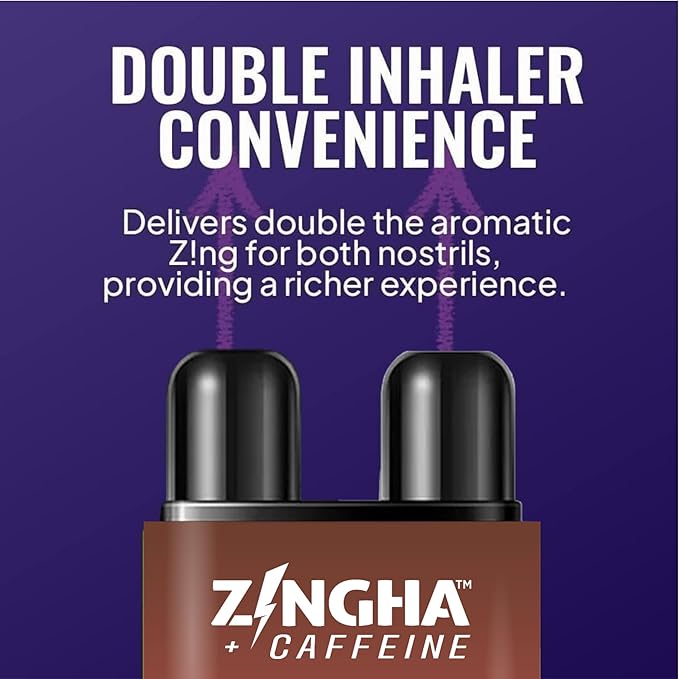 Caffeinated Aromatherapy Nasal Inhaler Stick – Natural Energy Boost with Essential Oils + Caffeine – Focus, Refresh & Breathe Easy (Chocolate Covered Strawberry)