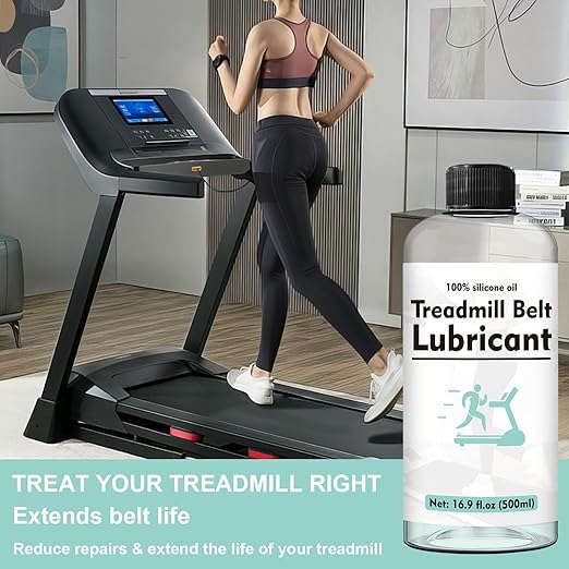 500ml Treadmill Lubricant for Belt, Resistant and Stable Treadmill Lubricant, Easy to Apply, Noise Reduction Reduce Friction, Silicone Oil for Suitable for All Kinds of Treadmills
