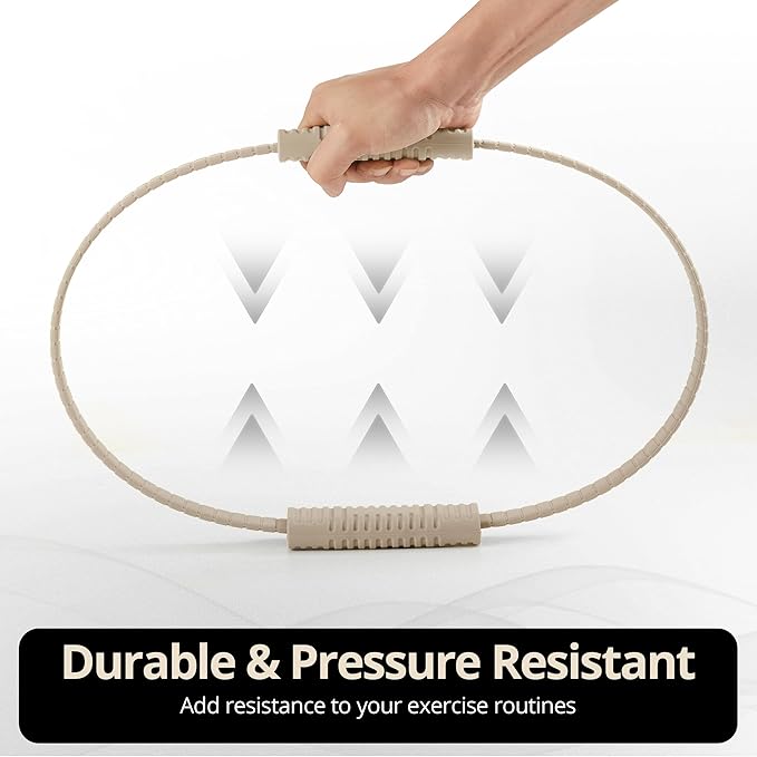 Build & Fitness Pilates Ring – 13.5 inch Magic Circle for Toning Thighs, Core, and Arms – Lightweight, Durable Silicone & Fiberglass Construction for Modern Home, Studio & Travel Workouts