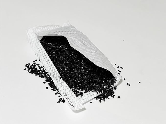 Nispira Activated Charcoal Odor Filter Refill Deodorizer Compatible with Trash Cans 8 Gallon and Larger, 9 Packs