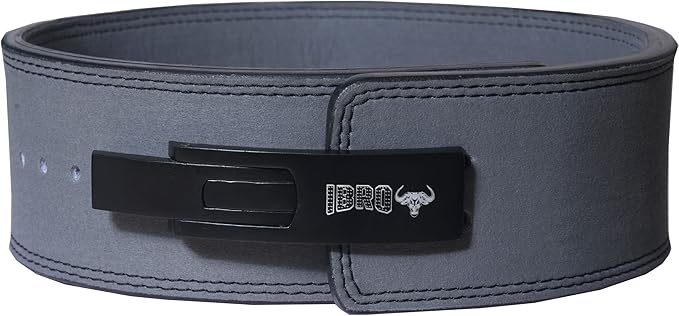IBRO Powerlifting Lever Gym Belt – Power 8MM, 10MM or 13MM Extreme Heavy Duty Genuine Leather Belts - Squats Deadlifts Bodybuilding Weight Lifting IPF Power Lifting Strongman for Men