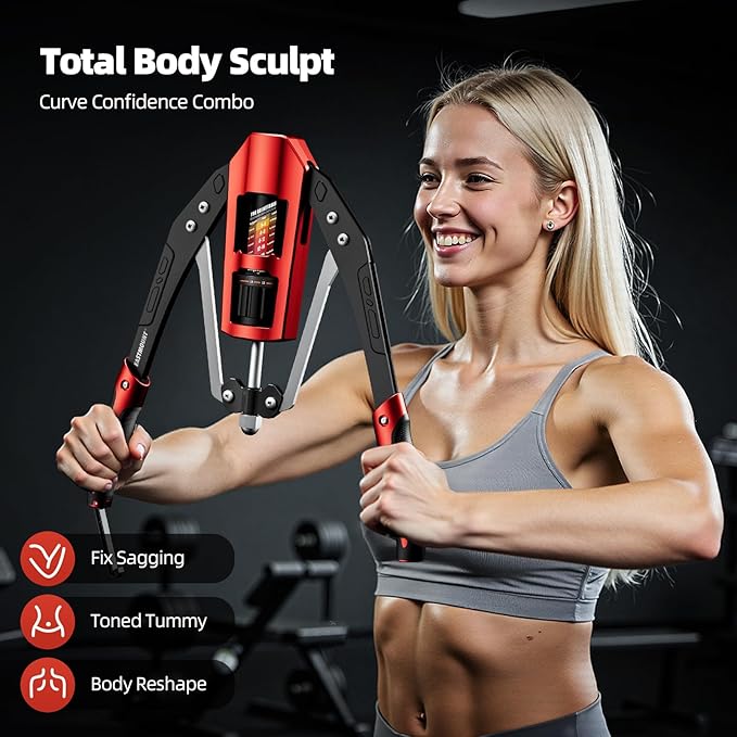 EAST MOUNT Twister Arm Exerciser - Adjustable 22-440lbs Hydraulic Power, Home Chest Expander, Shoulder Muscle Training Fitness Equipment, Arm Enhanced Exercise Strengthener