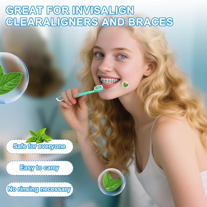 5 in 1 Toothbrush & Floss, 26Pcs mini toothbrushes with Toothpaste, All in one Oral Care on The go, 5 in 1 mini Brush, Toothpaste and Floss, Disposable Travel Toothbrush Set (2)