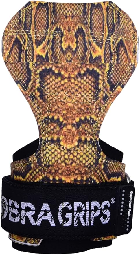 Cobra Grips PRO Weight Lifting Gloves Heavy Duty Straps Alternative Power Lifting Hooks for Deadlifts Adjustable Neoprene Padded Wrist Support Bodybuilding