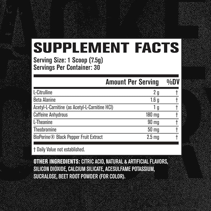 Jacked Factory NITROSURGE Shred Pre Workout Supplement - Energy Booster, Instant Strength Gains, Sharp Focus, Powerful Pumps - Nitric Oxide Booster & PreWorkout Powder - 30Sv, Fruit Punch
