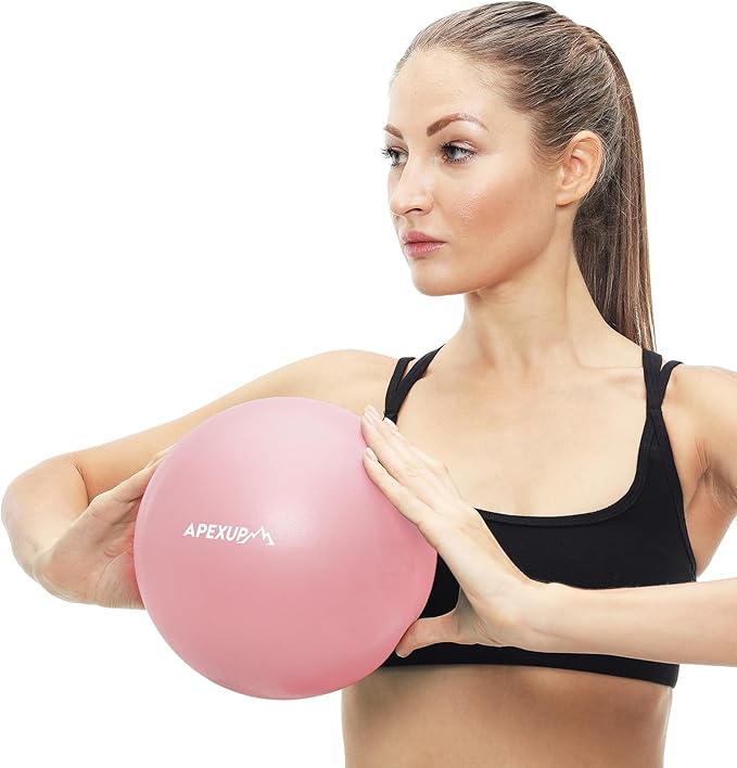 APEXUP Yoga & Pilates Ball - Anti Slip Heavy Duty Gym Ball for Fitness, Balance & Core Workout