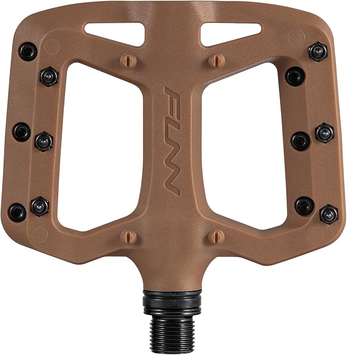 Funn Taipan S Glass Fiber Reinforced Thermoplastic Bike Pedals with 9/16-inch CrMo Axles for MTB/BMX/Urban/Gravel Riding, Suitable for Youth, Kids and Young Riders
