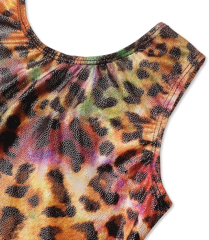 EQSJIU Leotards for Girls Gymnastics Sleeveless Sparkly Toddler Tumbling Outfits Dance Clothes Biketards for Kids 1-10 Years
