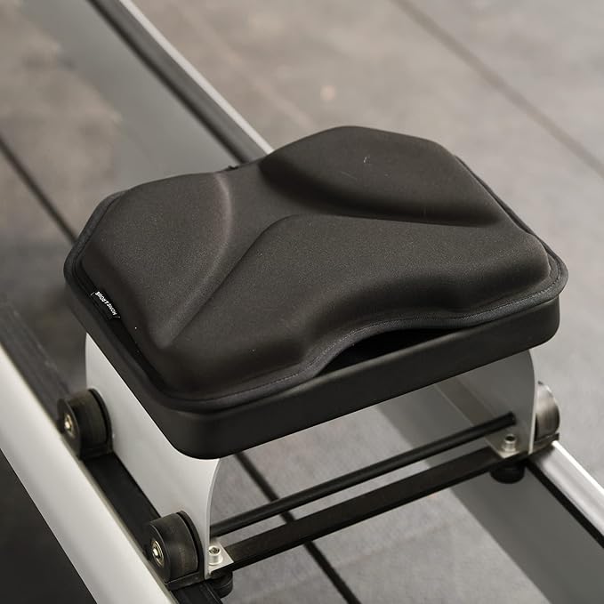 Rowing Machine Seat Cushion Compatible with Concept 2 Rower- Gel Seat Pad Also Compatible with Hydrow, Peloton and More Rowing Machines - Ideal Rower Accessories