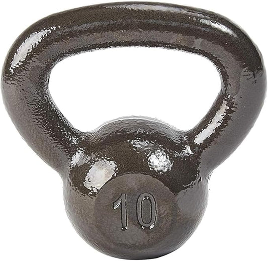 Cast Iron Kettlebell Weights for Home Gym, Heavy Duty Strength Training, Workout Equipment for HIIT, Functional Fitness