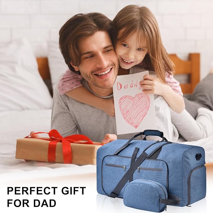 Felipe Varela Duffle Bag with Shoes Compartment and Adjustable Strap,Foldable Travel Duffel Bags for Men Women,Waterproof Duffel Bags