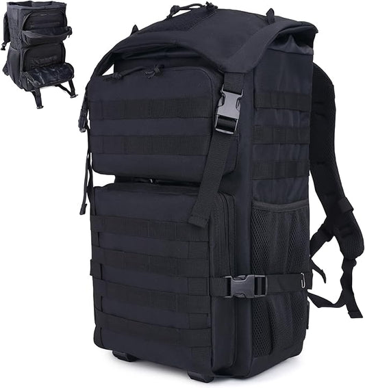 gracedon Military Tactical Backpack 40L for Camping Travel Hunting Hiking Bug Out Bag Molle Rucksack for Men