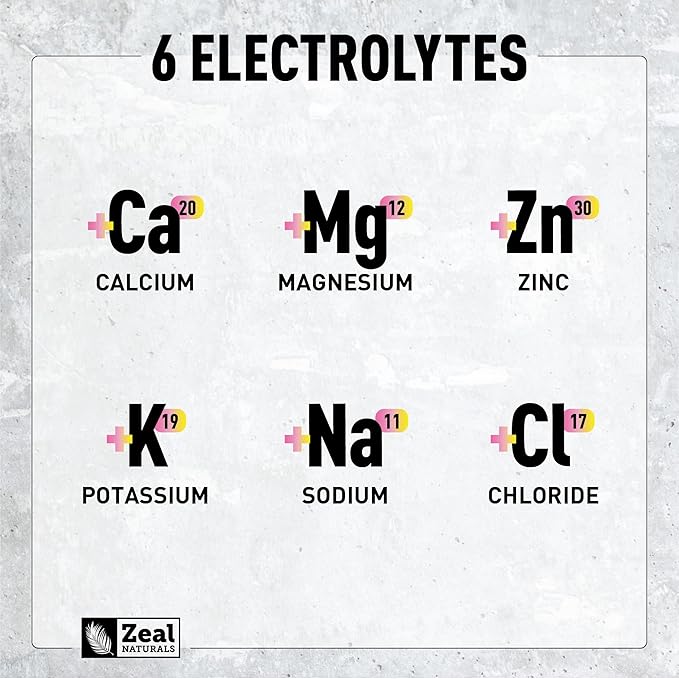 Zeal Naturals Electrolyte Powder Recovery Drink (90 Servings | Lemon Berry) w/ 0 Sugar +BCAAs +B-Vitamins Electrolyte Supplement w Potassium Zinc & Magnesium for Hydration - Keto Electrolytes