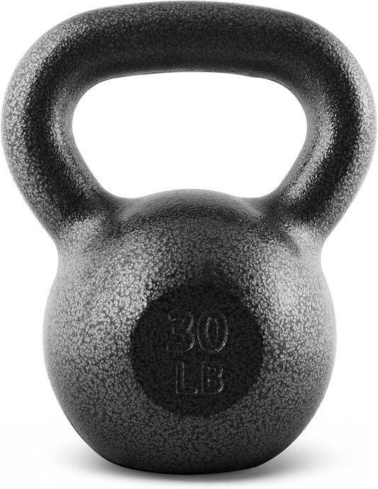 CAP Barbell Black Cast Iron Kettlebell Single or Set | 10-80 Lbs