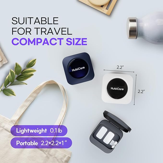 HubiCare Toothbrush Case Set, Toothbrush Covers with Holder, Rechargeable Travel Home Toothbrush And Holder, Cleaner Case for All Electric And Manual Toothbrushes (3 Color Set)