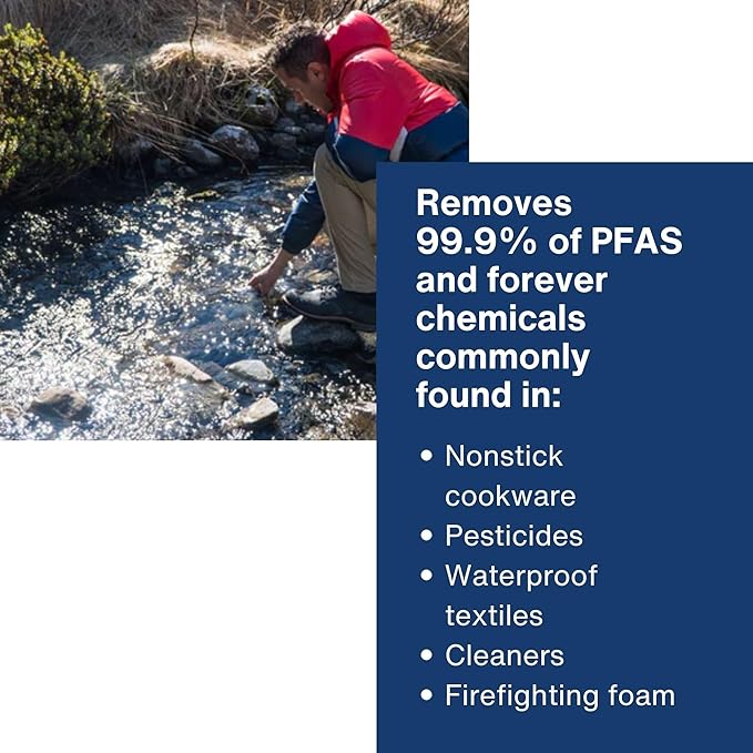 Campbell Ultrafiltration+ Water Filter Bottle - 16 fl. oz., Purification On the Go, Reusable, BPA-Free, Dishwasher Safe, Assembled in USA - Essential for Clean Hydration Anywhere