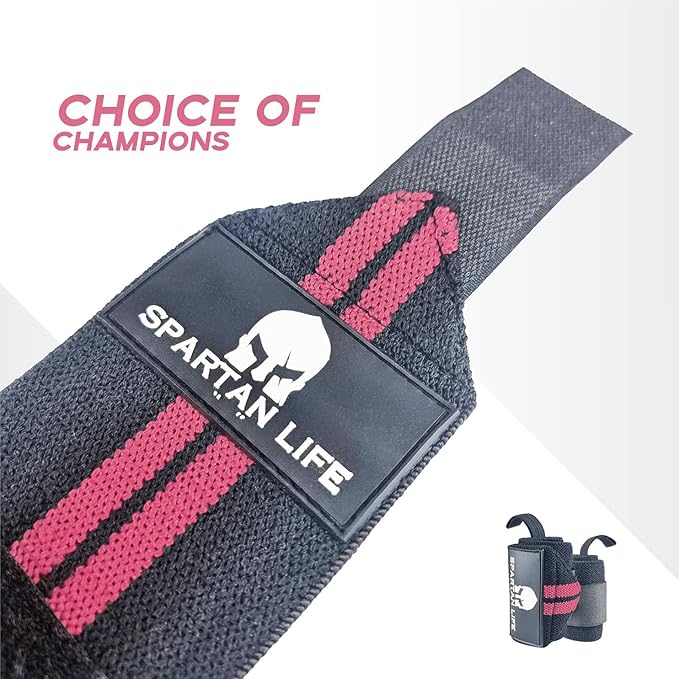 wrist wraps for weightlifting men & Women 18" Professional Quality Wrist Support with Heavy Duty Thumb Loop - Best Wrap for Powerlifting Competition, Strength Training, Bodybuilding