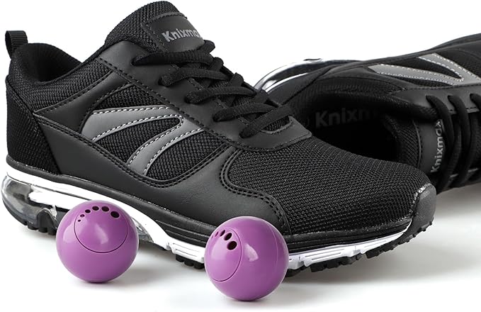 Knixmax Shoe Deodorizer Balls, Boot Deodorizing Shoe Odor Eater Ball Sneaker Deodorants, Gym Bags Lockers Car Air Fresheners, 6 Packs Lavender Purple