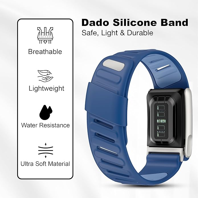 Silicone Sport Replacement Band Compatible with WHOOP 5.0, One, Peak, and Life Fitness Tracker – Breathable, Durable & Comfortable | Not for Whoop Gen 4