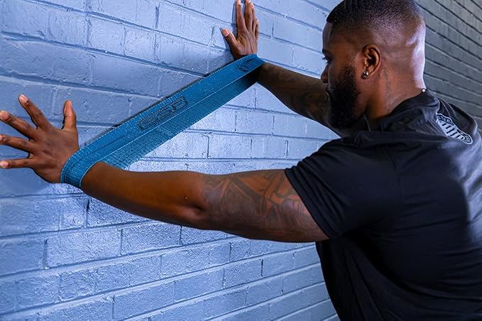 Serious Steel Fitness Fabric Mini Loop Non-Slip Resistance Band Set | Warm-Up, Physical Therapy, Glute Training, Speed and Agility Exercise Bands