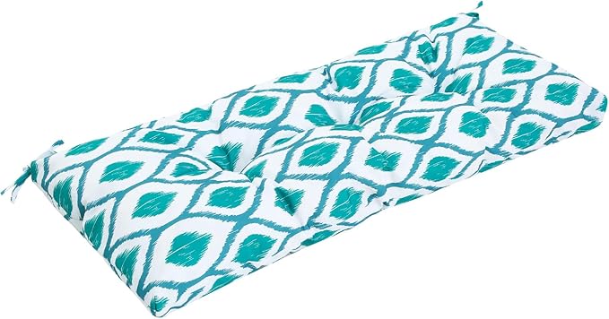 Outdoor Bench Cushion Waterproof, Tufted Bench Seat Cushion 40 x 15 Inch, Patio Wicker Indoor Seat Pads for Outside Garden Patio Balcony
