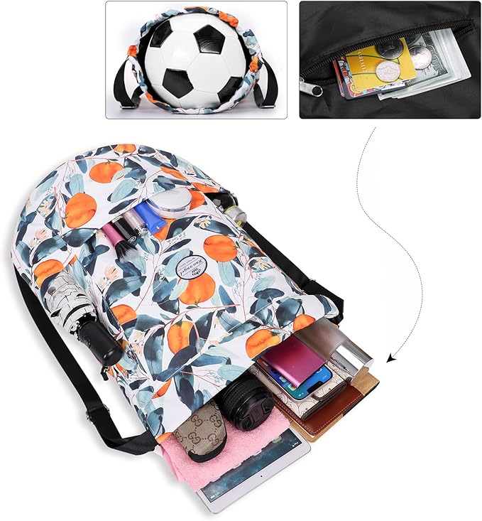 HUA ANGEL Drawstring Backpack Bag, Sport Gym Sackpack Lightweight Small Gym Bag for Men Women Pull String Sport Beach Bag