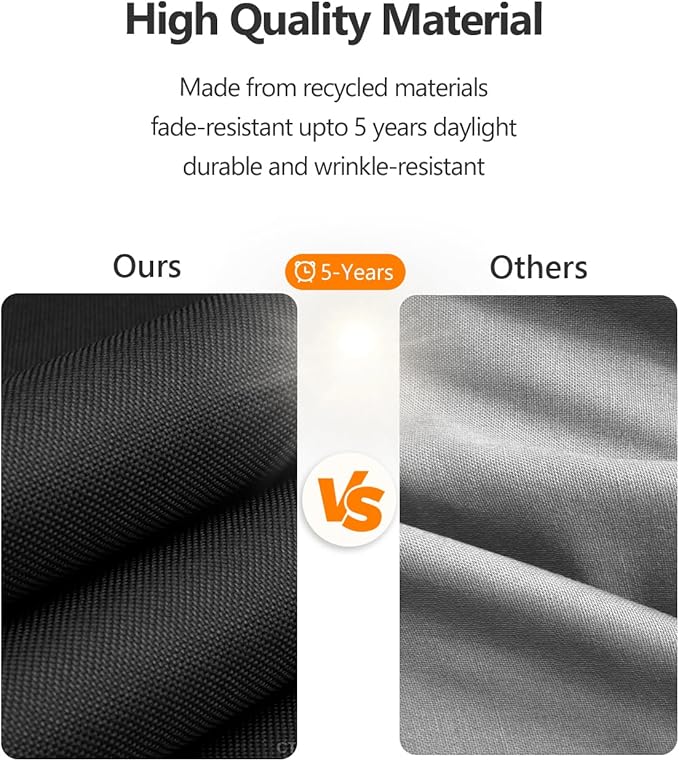 Bench Cushion 32x12x2 inches, Strengthen Waterproof Outdoor Seat Cushions, High-Density Bench Pad, Detachable Cover Cushion for Bench, Outdoor Cushions for Patio Garden Swing Furniture - Black