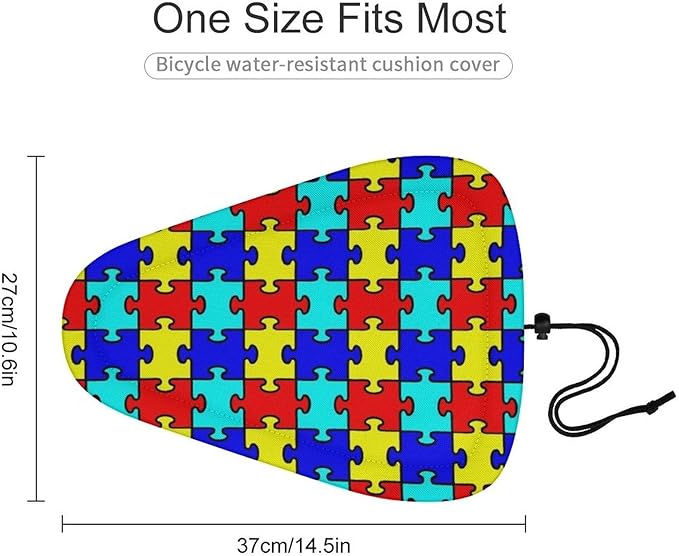 Waterproof Bike Seat Cover with Drawstring Waterproof Bike Seat Rain Cover Seat Protective Water Resistant Bicycle Saddle Rain Dust Cover