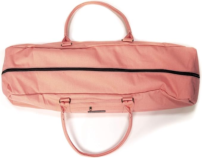 Kindfolk Yoga Mat Duffle Bag Patterned Canvas with Pocket and Zipper