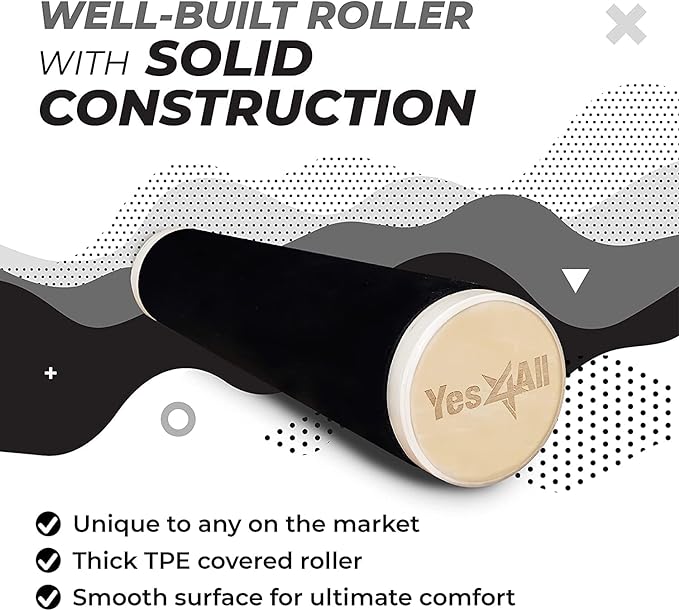 Yes4All Balance Board Sports Trainer, Surf Trainer Board With Adjustable Stoppers, Improve Core Strength and Balance Control