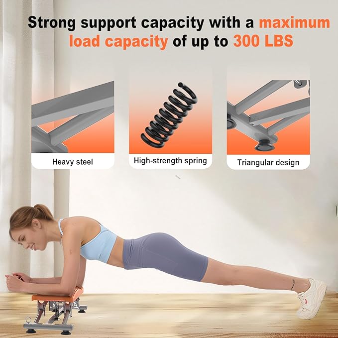 Ski Balancing Machine & Balance Board Trainer - Heavy-Duty 300LB Capacity Wobble Board with Resistance Bands & LCD Display for Cardio, Core and Full-Body Workouts