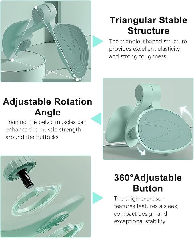 Hip Trainer Kegel Exerciser, Pelvic Floor Trainer, Kegel Trainer for Postpartum Rehabilitation, Trimmer Inner Thigh, Thigh Toner Workout