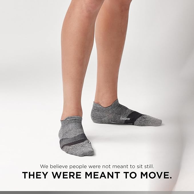 Feetures Elite Ultra Light Cushion Ankle Socks - Sport Sock with Targeted Compression