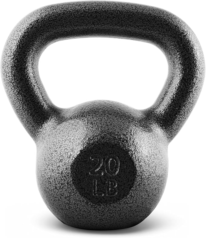 CAP Barbell Black Cast Iron Kettlebell Single or Set | 10-80 Lbs