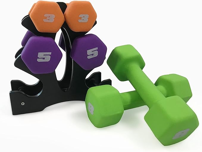 CAP Barbell Neoprene Dumbbell Weights Pairs & Sets | Multiple Colors
