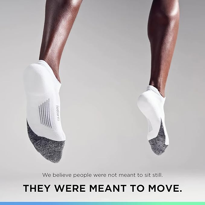 Feetures Elite Ultra Light Cushion Ankle Socks - Sport Sock with Targeted Compression