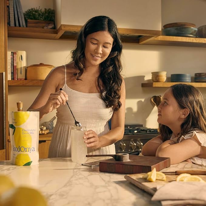 Organic Hydration Electrolyte Drink Mix, Certified Organic Hydration Powder, Non-GMO, Biochecked Glyphosate Free, Low Sugar, Lemonade Flavor, No Artificial Flavors, 20 Servings