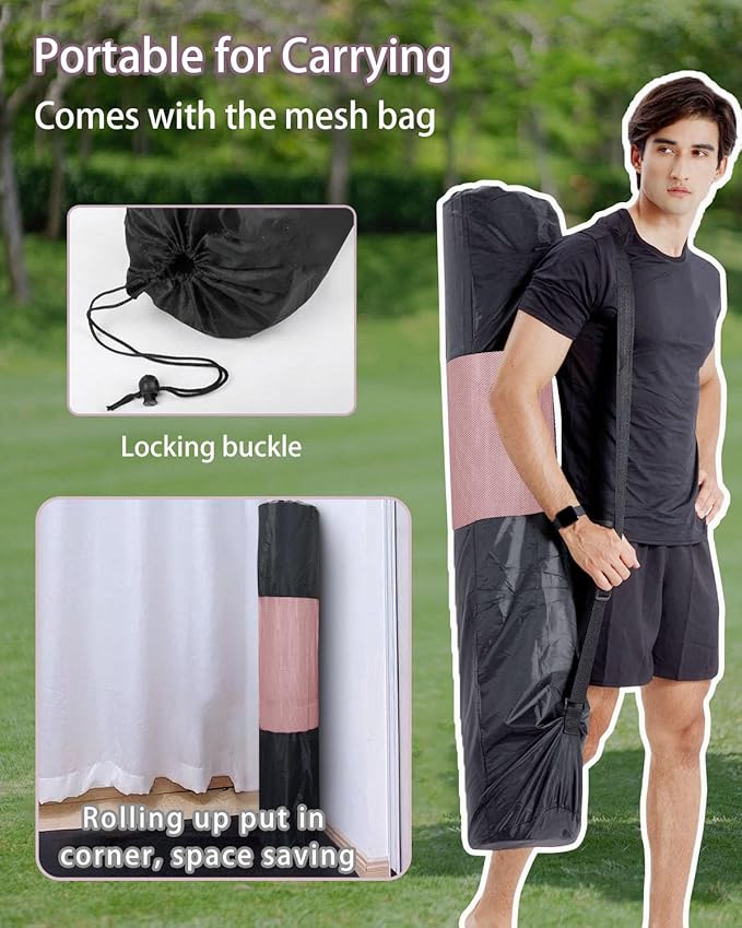 Large Yoga Mat 78"x 51" 20mm/15mm/10mm Thick Workout Mats for Home Gym, Extra Wide Workout for Women Men Gym Flooring Exercises