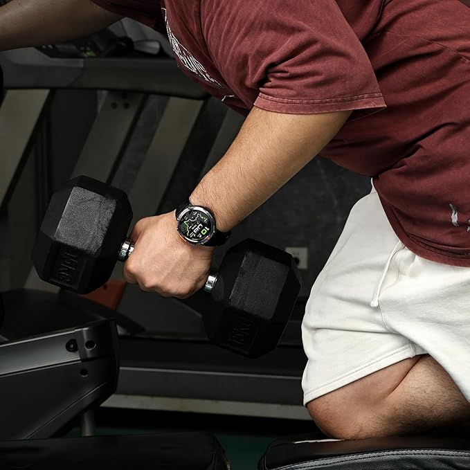 Military Smart Watches for Men Built-in GPS 3ATM Waterproof with Call/LED Flashlight, 1.45" Rugged Tactical Smartwatch with Compass, Fitness Tracker with HR/SPO2/Sleep Monitor for iPhone Android