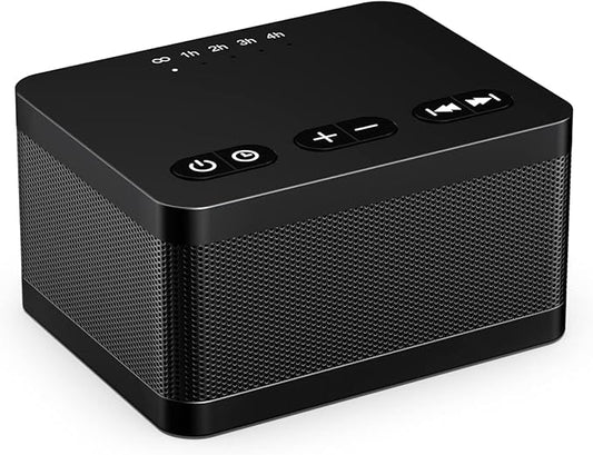 Sound Machine White Noise Machine with 30 Soothing Sounds 36 Levels Volume 5 Timers and Memory Function Effectively Blocks Noise Ideal Sleep Machine for Baby Kids Adults… (Black)