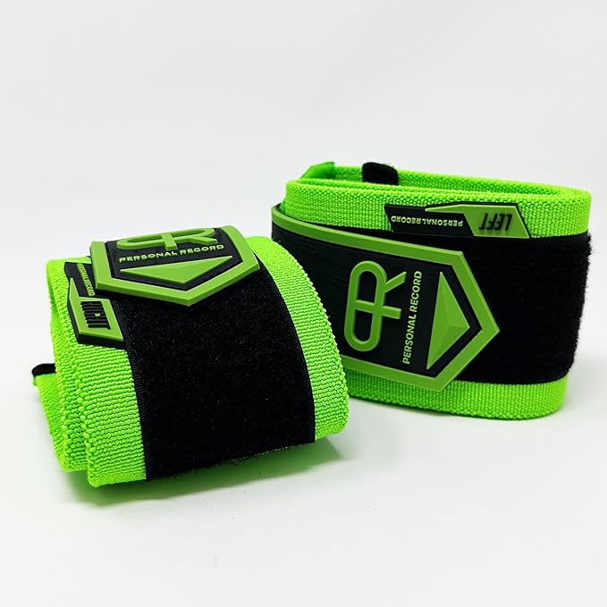 Heavy Duty Premium Wrist Wraps, More Elasticity, Reinforced Stitching, Extra Wide Strap, Strong Thumb Loop, Larry Wheels Weightlifting Wraps