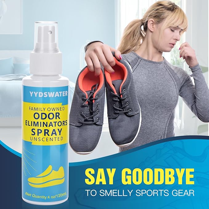 Shoe Deodorizer Spray –gym bag deodorizer,cleat deodorizer soccer,boot smell eliminator,climbing shoe deodorizer,Long-Lasting Freshness, Quick-Drying, Non-Staining