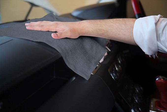 Avalon Towels Terry Bar Mop Towels (Value Pack of 36) Size 14"x17" – Absorbent and Durable, Multipurpose Cleaning Rags, Cotton Cleaning Cloths, Terry Cloth Rags, Reusable Shop Rag (Grey)