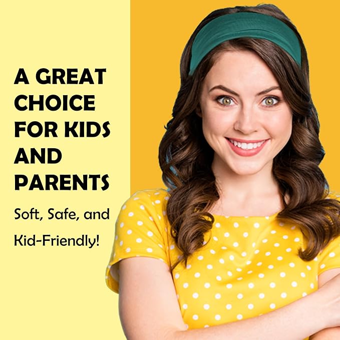 Lotus78, Pack of 8 Wide Headbands for Women Non Slip, Fashionable Sports Hair Bands for Women's Hair, Soft Elastic Stretchy Head Bands, Yoga Workout Headbands for Women Daily Fashion(Breeze icon)