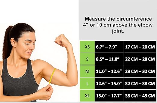 Caspe 2 Pack Elbow Compression Sleeve for Men & Women – Tennis Elbow Brace, Arm Support & Pain Relief for Tendonitis, Bursitis, Weightlifting, Golf & Sports – Breathable, Non-Slip (Black, X-Large)