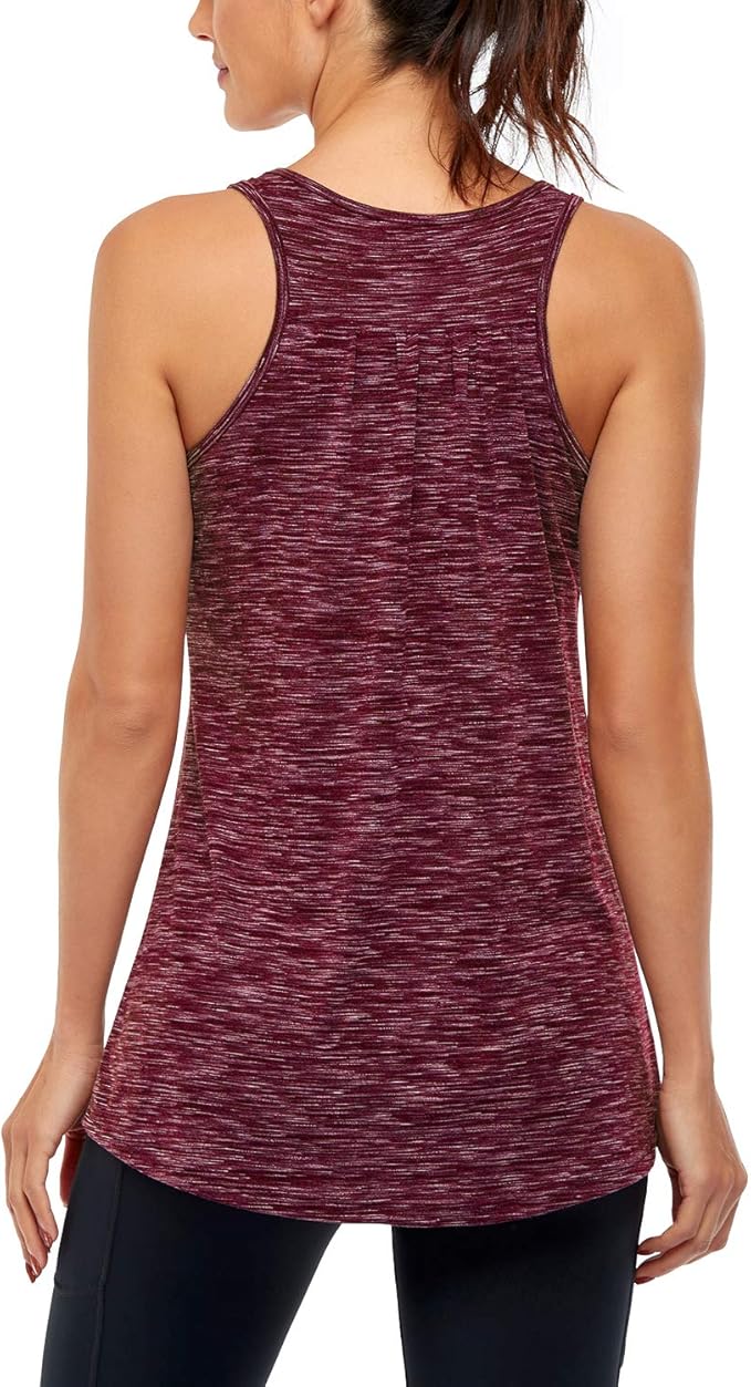Cestyle Womens Tank Tops with Built in Bras Racerback Yoga Workout Sports Activewear
