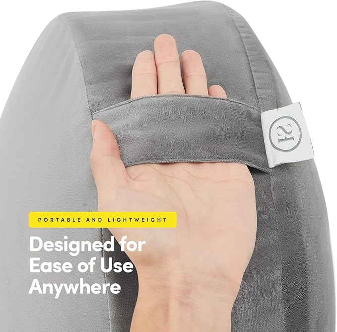 Meditation Cushion Bolster Pillow for Restorative Yoga – Supportive Cushion for Meditation, Pilates, and Relaxation – Filled with Buckwheat Hulls - Removable Cover